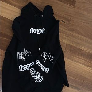H&M Pullover Black Hoodie